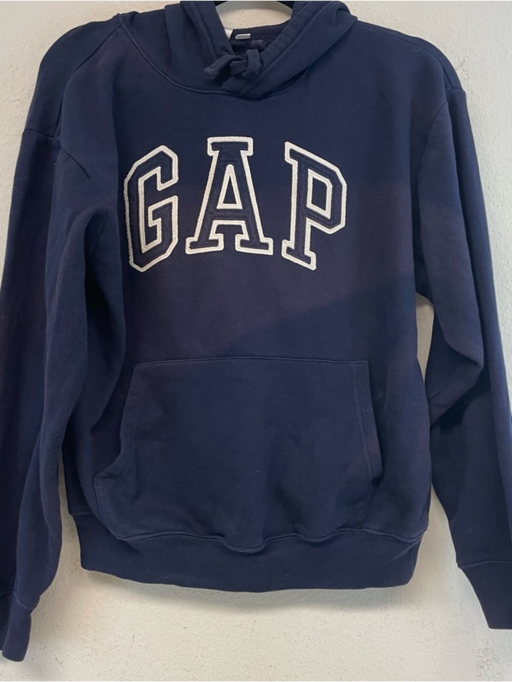 GAP Dark Blue Pullover Hoodie with Logo Tag